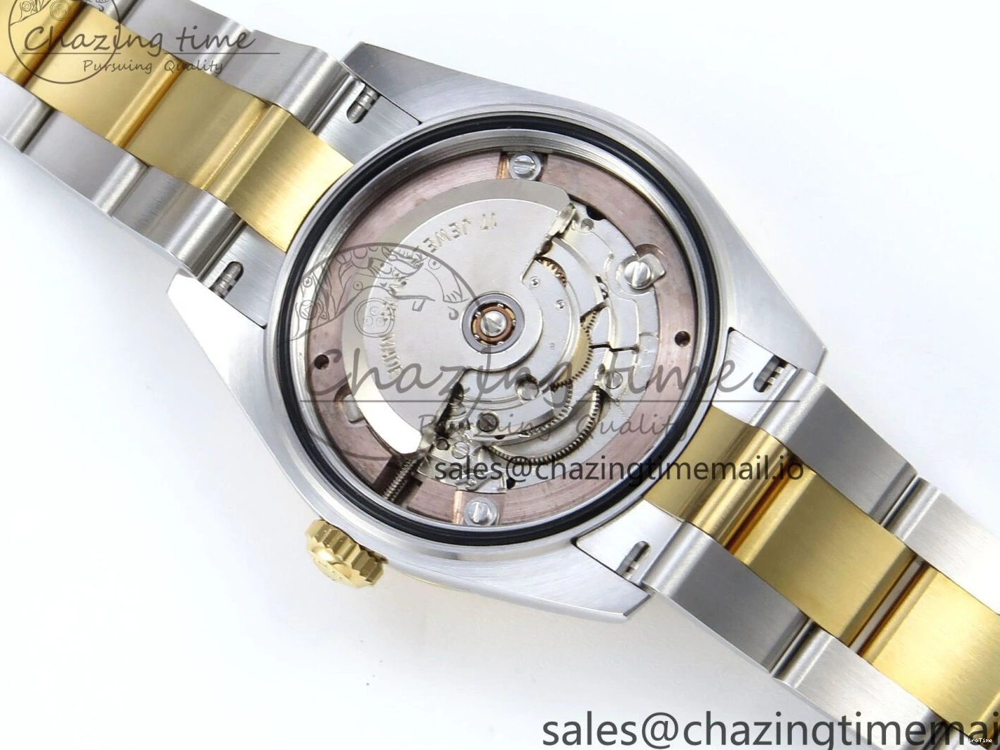 MiroTime 0317 DateJust 31 278383RBR ARF 1:1 Best Edition 904L Steel White Roman Dial Diamonds Bezel on SS YG Oyster Bracelet ETA Cozy 400